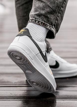 🌿🍁nike air force 1 essential white🍁🌿белые кроссовки найк форс весна-осень, жіночі білі кросівки найк9 фото