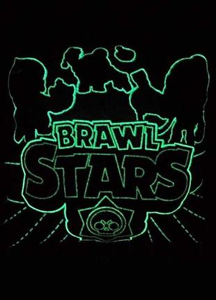 Детская декоративная подушка brawl stars - светится в темноте2 фото