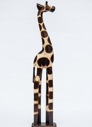 Статуэтка жираф деревянный высота 40см