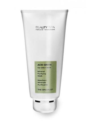 Лікувальна маска ацид грін beauty spa acid green mask