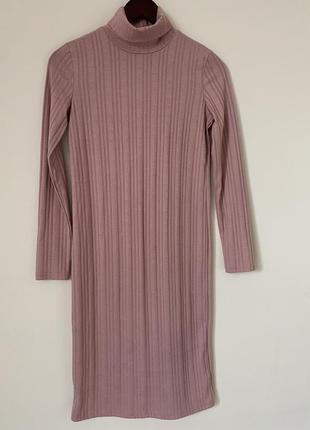 Платье (сукня) в рубчик befree (zara,mango)1 фото