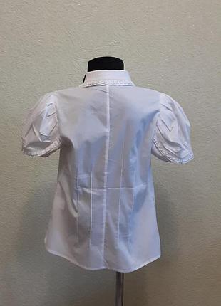 Блуза белая ,нарядная для девочки. 7