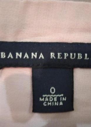 Изумительный шифоновый топ-блуза с запахом и v-образным вырезом banana republic. размер xs.7 фото