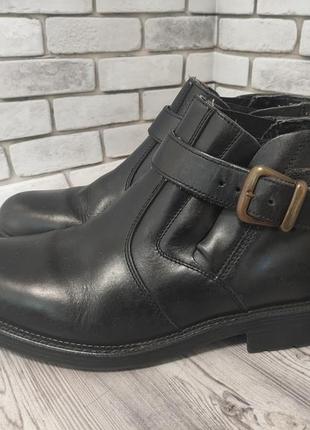 Кожаные ботинки clarks4 фото
