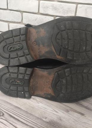 Кожаные ботинки clarks7 фото