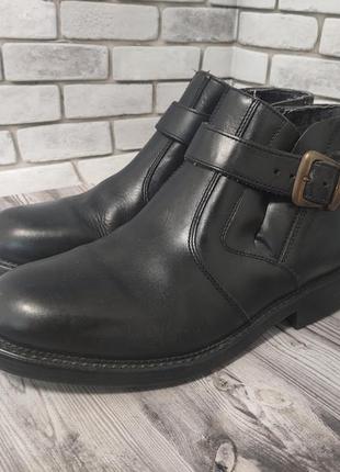 Кожаные ботинки clarks2 фото