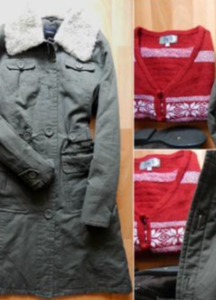 Пальто парка lindex m-l