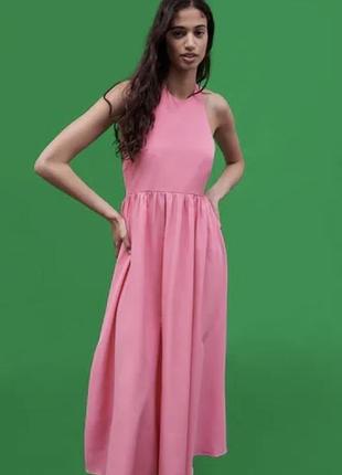 Zara платье из поплина, s, m9 фото