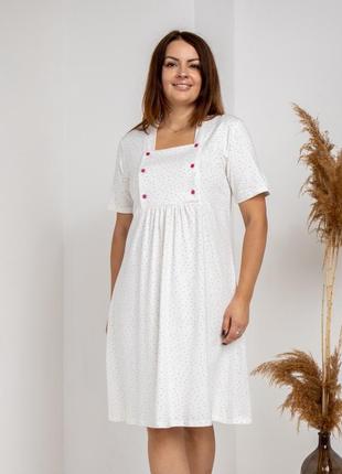 Жіноча бавовняна нічна сорочка для вагітних і годуючих, ночнушка nicoletta туреччина.5 фото