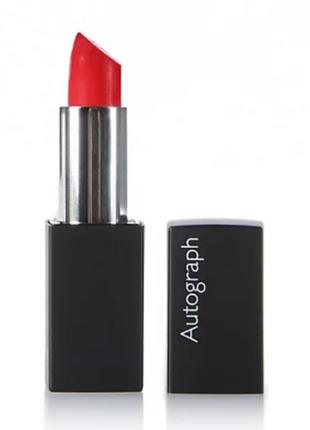 Autograph помада зволожуюча з ші масло, кокосова олія, йойова олія з технологією spf 15 робить губи більшими та пишними