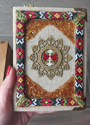 Блокнот записная книжка ручная работа в дереве на подарок