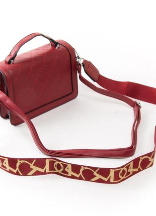 Женская бордовая сумка3 фото