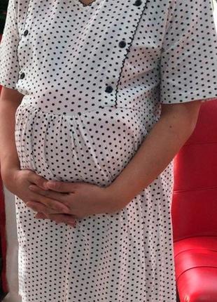 Женская хлопковая ночная рубашка для беременных и кормящих, ночнушка nicoletta туречевинка.1 фото