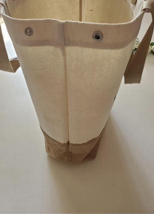 Сумка пляжная zara экологичная эко сумка шоппер marie jo