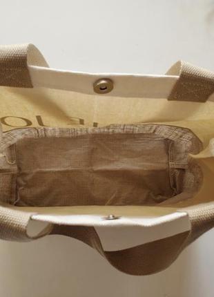 Сумка пляжная zara экологичная эко сумка шоппер marie jo