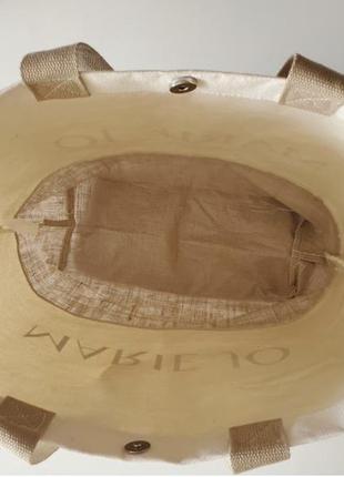 Сумка пляжная zara экологичная эко сумка шоппер marie jo