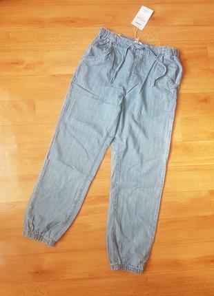 Летние джинсовые брюки cropp, р. 36 (s)1 фото
