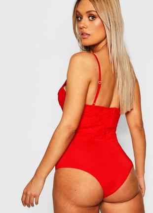 ❄кружевное боди boohoo4 фото