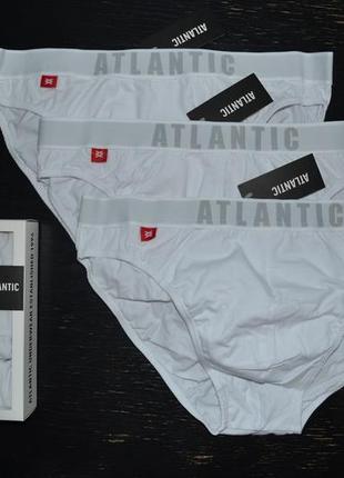 Мужские трусы слипы atlantic набор 3 шт