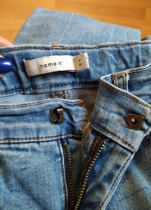 Данія,стрейчеві,блакитні джинси скінні,джеггінси,труби,узкачи,штани, штани3 фото