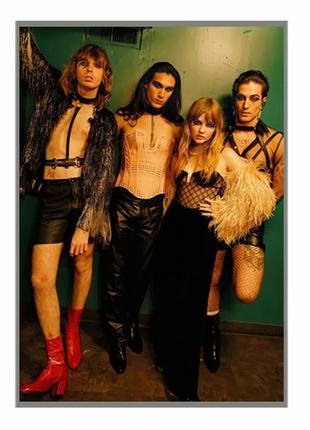 Постер група maneskin монэскин а3 42*29см (poster_607)