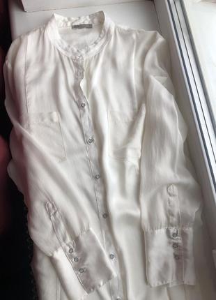 Красивая шёлковая блуза-туника nile collection3 фото