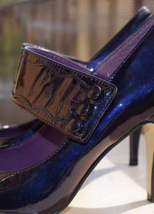 Кожаные туфли bertie англия р.38 25 см made in brazil как новые3 фото