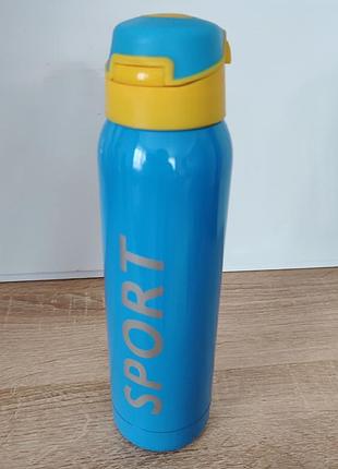 Термос - поїлка 500 мл, спорт, поїлка, термопоилка, термос з трубочкою