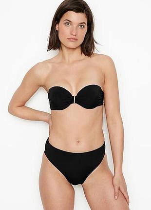 Елегантний чорний роздільний купальник victoria's secret
