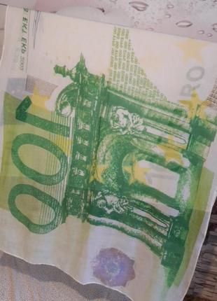 Палантин "100 евро"6 фото