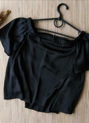 Летняя блуза 🖤 new look черного цвета можно , как подарок, к любой вашей покупке!