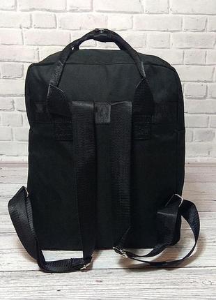 Класний, міський рюкзак чорний kanken2 фото