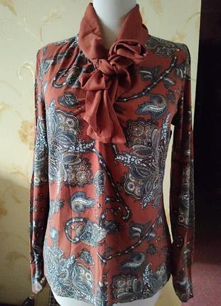 Винтаж трикотаж турецкий огурчики бант галстук