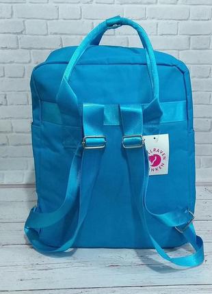 Класний, міський рюкзак блакитний kanken2 фото