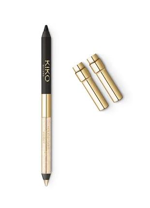 Стійкий двосторонній олівець kiko milano holiday fabble duo eye pencil – 1g