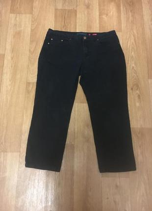 Батал большой размер чёрные прямые джинсы брюки брючки штаны штаники