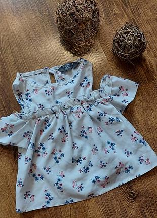 Блузка блузочка летняя в цветочек