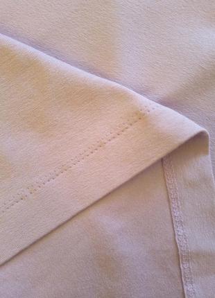 Бузкова блуза лонгслив трикотаж однотонна базова еластан стрейч3 фото