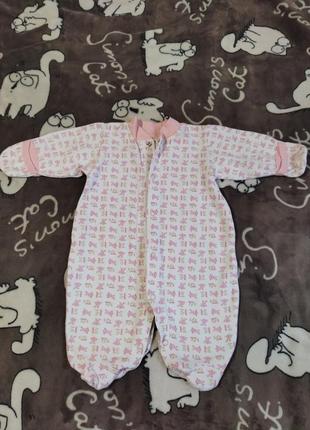 Боди трикотажное для новорожденого.