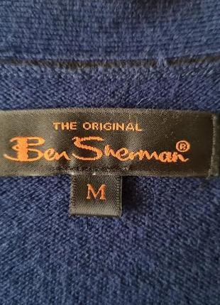 Кардиган/кофта вовна мериноса+ бавовна ben sherman2 фото