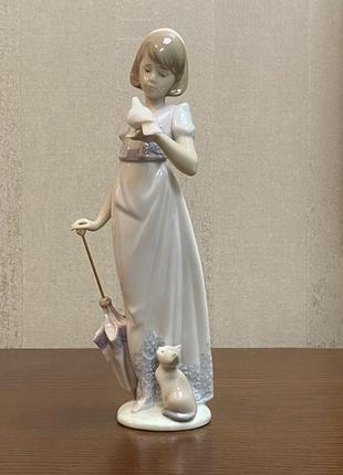 Cтатуэтка lladro «летняя прогулка».