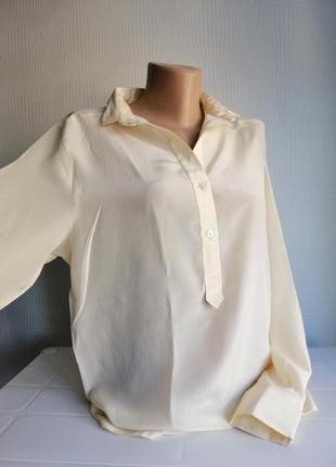 Шелковая блуза roberthaik, париж,100% шёлк, ,р. м, s, 10,12,143 фото