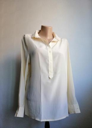 Шелковая блуза roberthaik, париж,100% шёлк, ,р. м, s, 10,12,145 фото