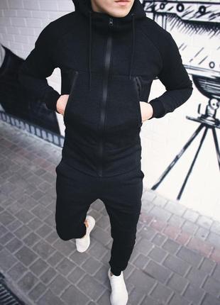 Спортивний костюм чоловічий зимовий теплий демісезонний начіс з капюшоном на флісі...