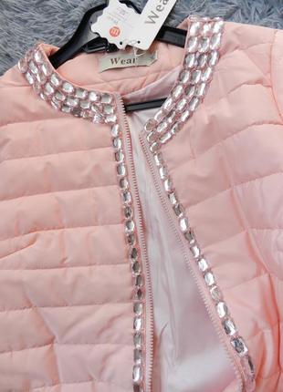 ✅ пальто куртка розовый испачкан скидка3 фото
