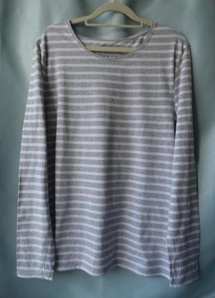 Футболка лонгослив в смужку