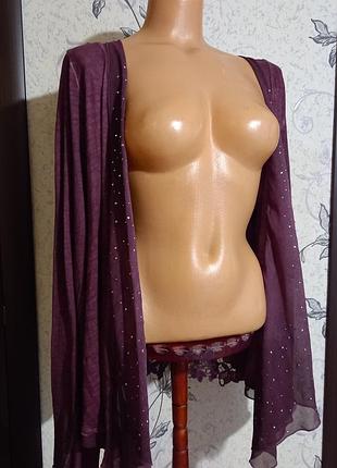 Очень красивая накидка-кардиган размер 48-50