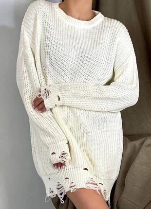 Женская свитер - туника  турция10 фото