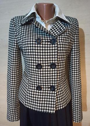 Жакет блейзер твідовий піджак гусяча лапка debenhams