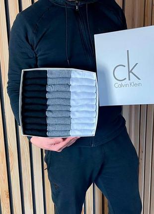 Набір чоловічих шкарпеток кельвін кляйн 30 пар - короткі calvin klein2 фото